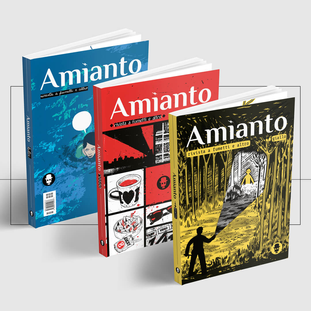 Progettazione editoriale volumi Amianto Chromo a cura di Matteo Polloni_copertina